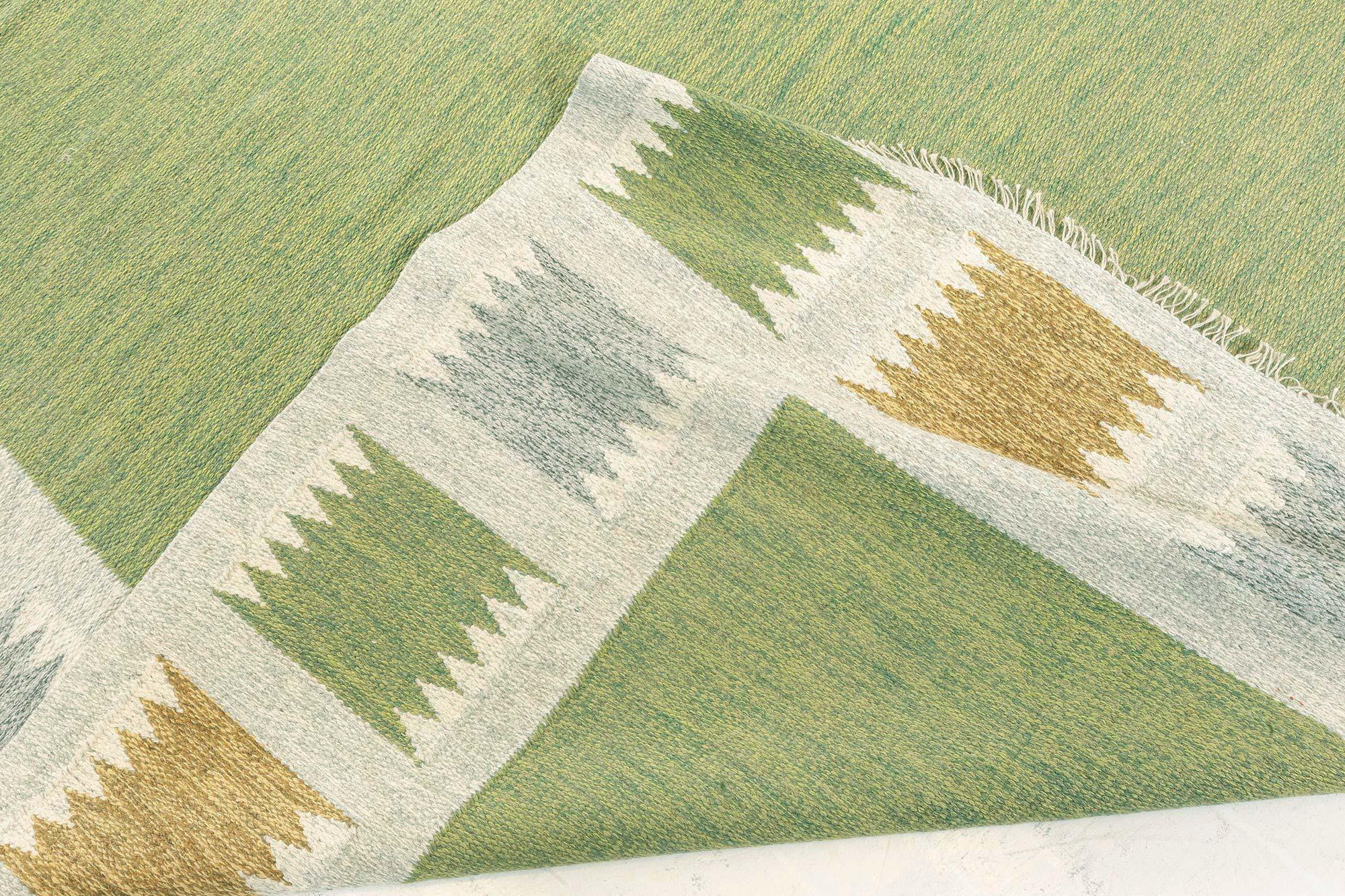 Tappeto Doris Leslie Blau Vintage Swedish Flat Weave di Bitte Ahlgren in vendita 1