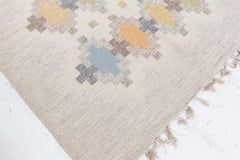 Doris Leslie Blau Vintage Swedish Flat Weave Rug by Erik Lundberg