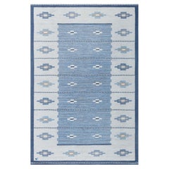 Doris Leslie Blau Vintage Swedish Flat-Weave Rug by Erik Lundberg