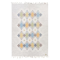 Doris Leslie Blau Vintage Swedish Flat Weave Rug by Erik Lundberg