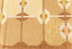 Doris Leslie Blau Vintage Swedish Flat Weave Rug by Ingegerd Silow