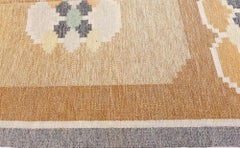 Doris Leslie Blau Vintage Swedish Flat-Weave Rug by Ingegerd Silow