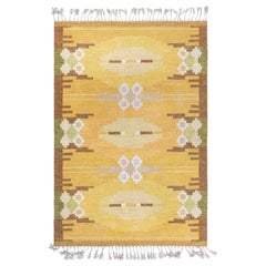Tappeto Doris Leslie Blau Vintage Swedish Flat Weave di Ingegerd Silow