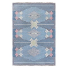 Doris Leslie Blau Vintage Swedish Flat-Weave Rug by Ingegerd Silow