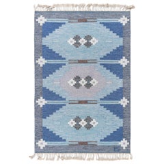 Doris Leslie Blau Vintage Swedish Flat-Weave Rug by Ingegerd Silow