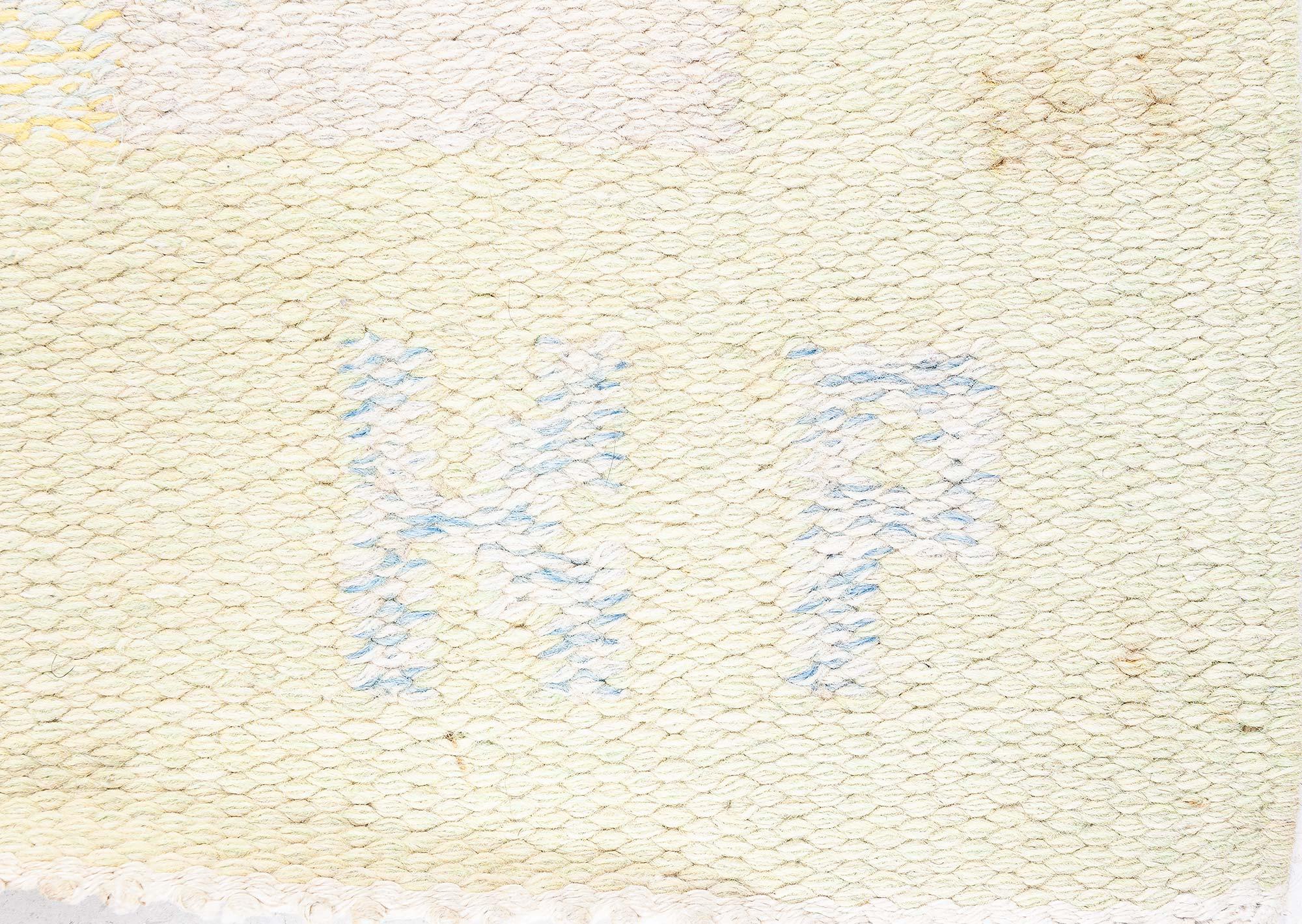 Tapis suédois à tissage plat Doris Leslie Blau de Kerstin Persson Bon état - En vente à New York, NY