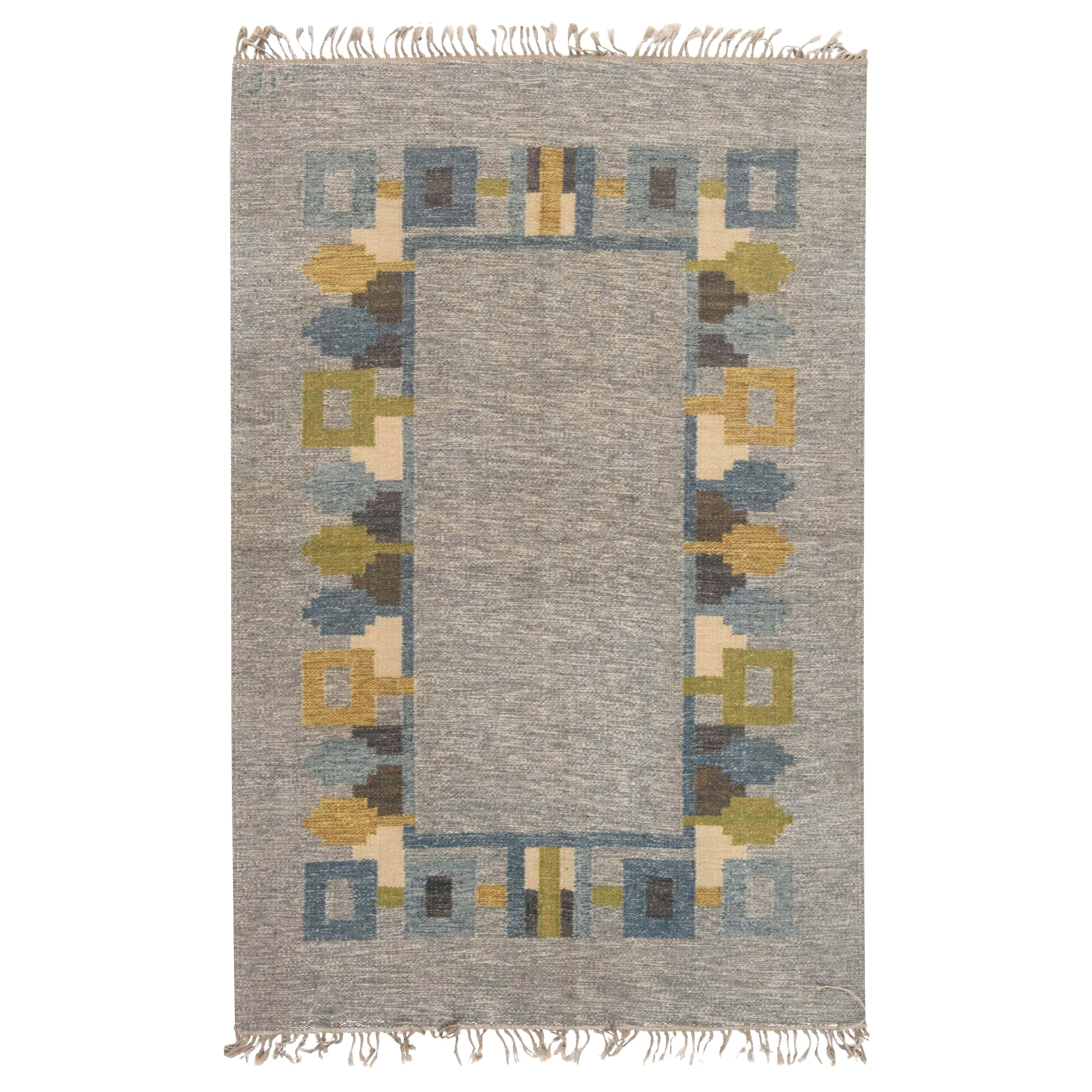 Doris Leslie Blau Vintage Swedish Flat-Weave Rug Signed
JR
