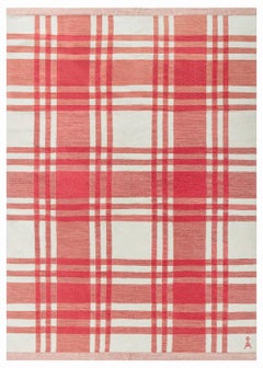 Doris Leslie Blau Vintage Swedish Flat-Weave Wool Rug by Agda Österberg