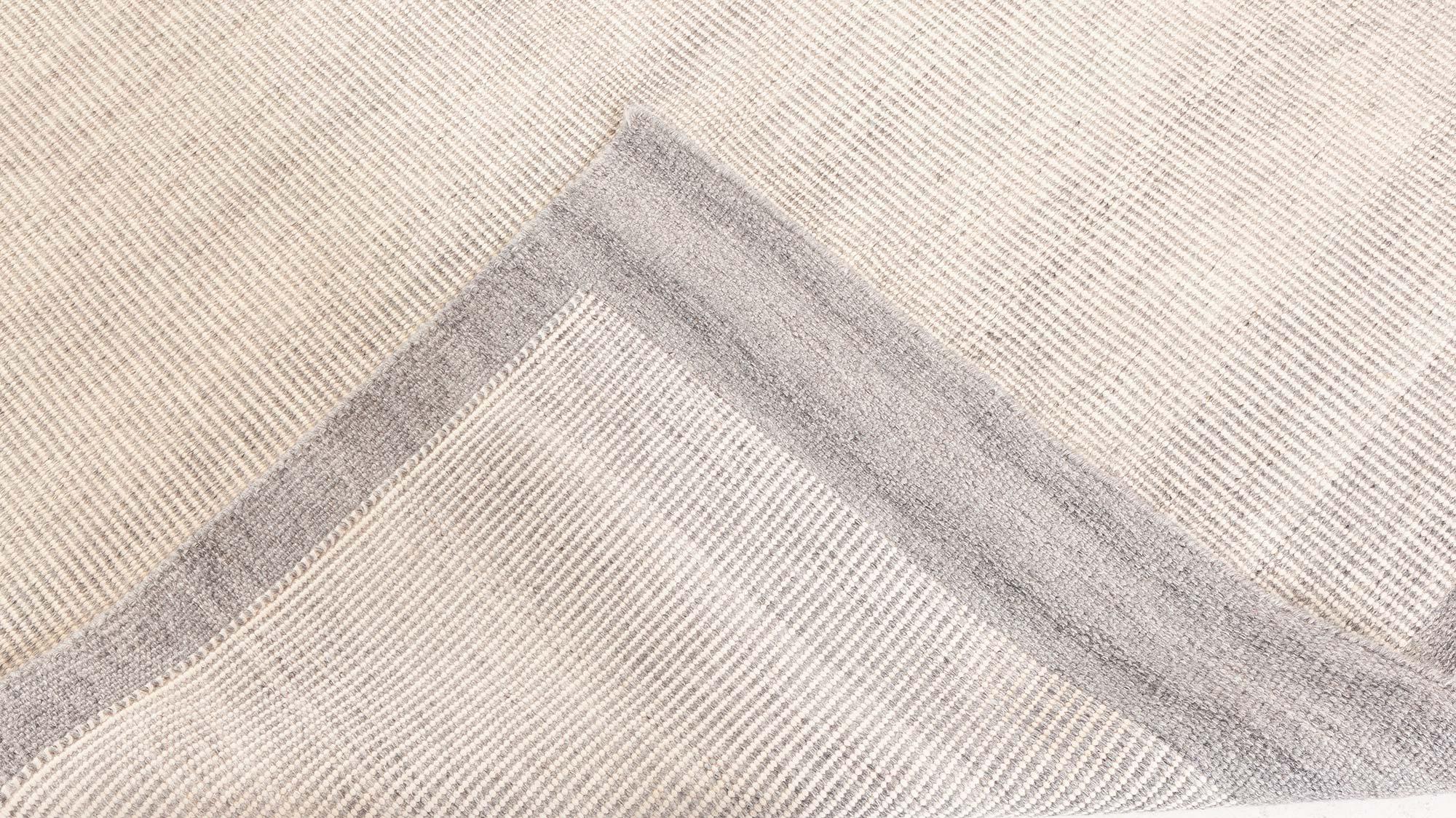 Doris Leslie Blau Vintage Swedish Flat Weave Wool Rug For Sale 1