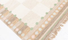 Doris Leslie Blau Vintage Swedish Flat Woven by Agda Osterberg