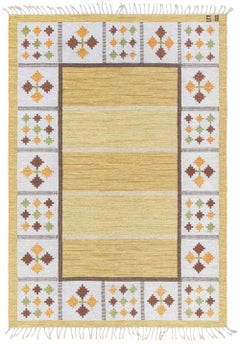 Doris Leslie Blau Vintage Swedish Flat Woven by Birgitta Soderkvist