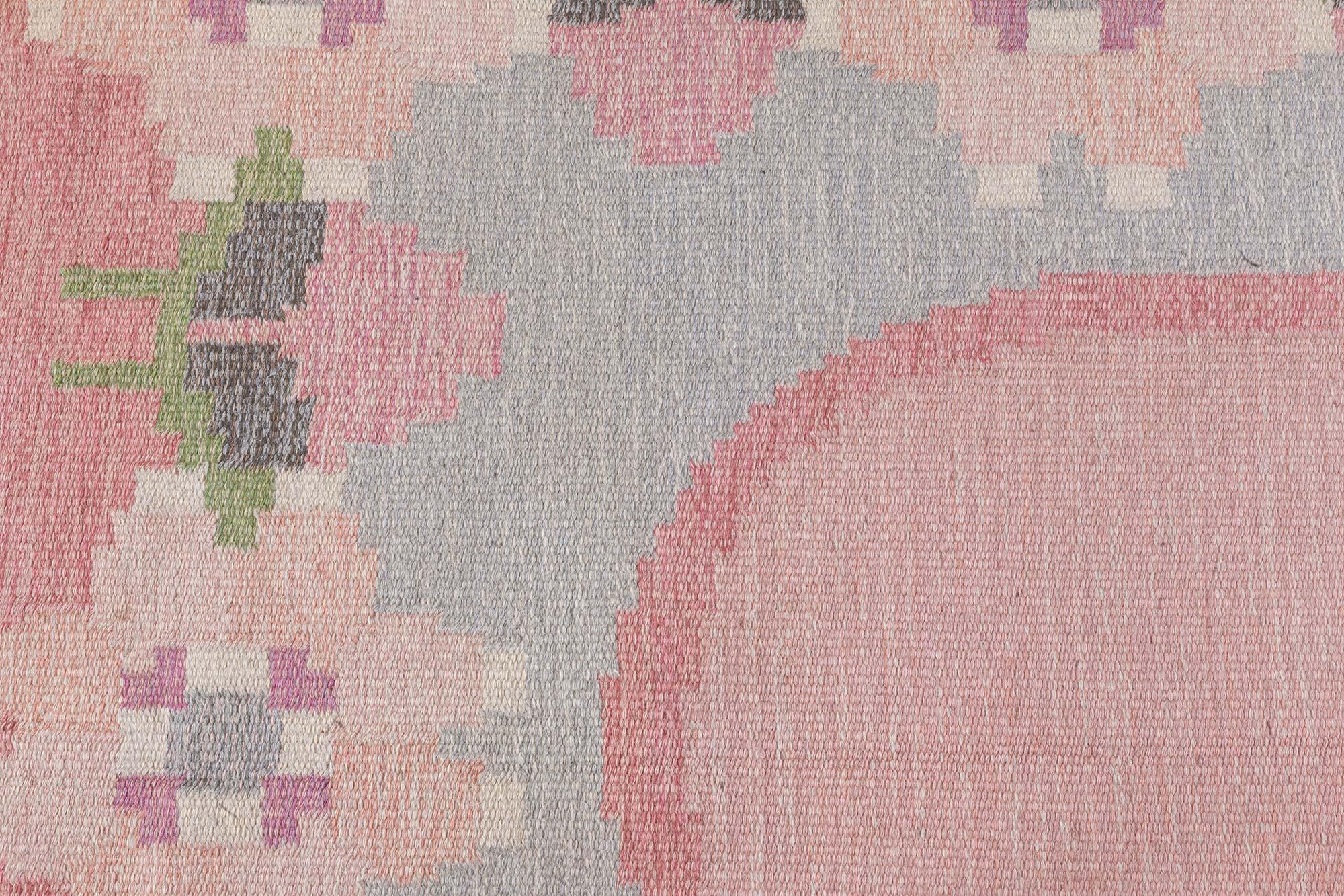 Vintage Swedish Flat Woven by Ingegerd Silow
Size: 5'5