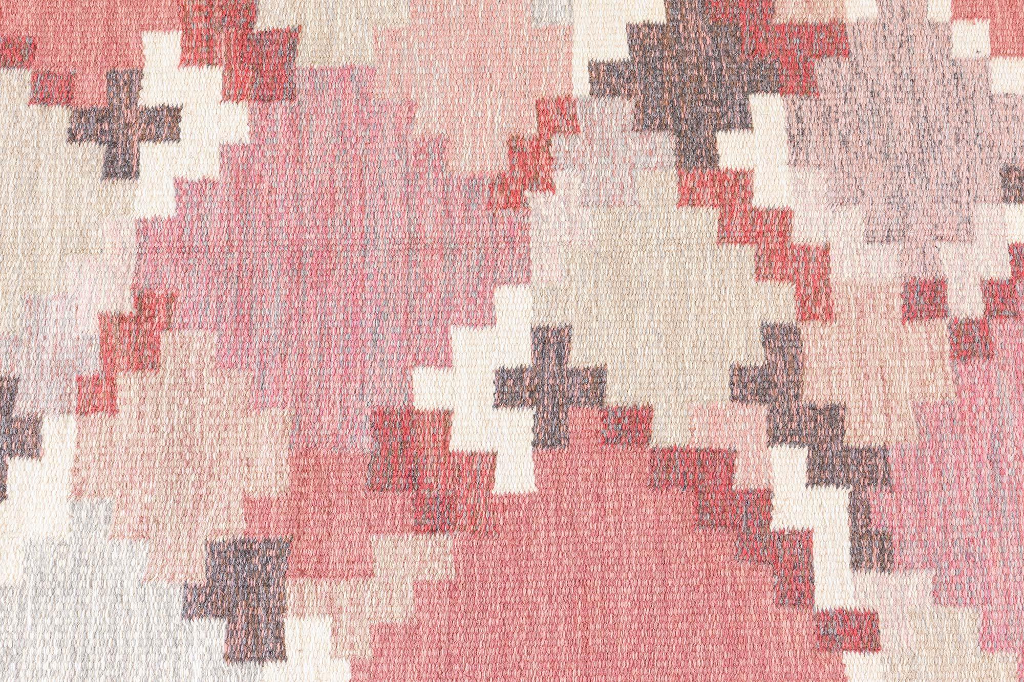 Vintage Swedish Flat Woven by Ingegerd Silow
Size: 6'3