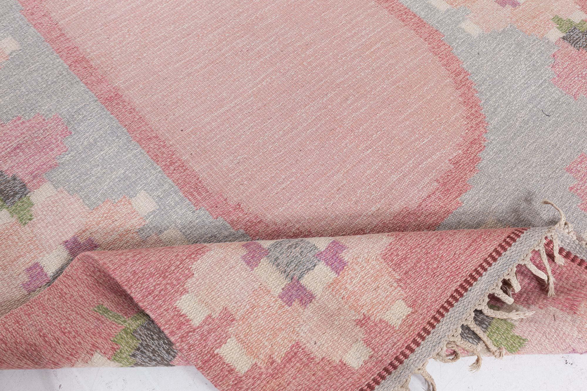 Doris Leslie Blau Vintage Swedish Flat Woven by Ingegerd Silow In condizioni buone in vendita a New York, NY