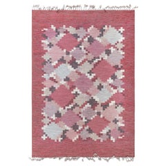 Doris Leslie Blau Piso Sueco Vintage Tejido por Ingegerd Silow