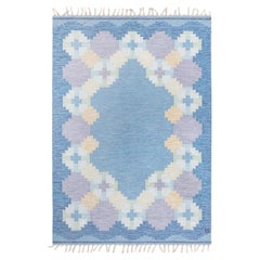 Doris Leslie Blau Vintage Swedish Flat Woven by Ingegerd Silow