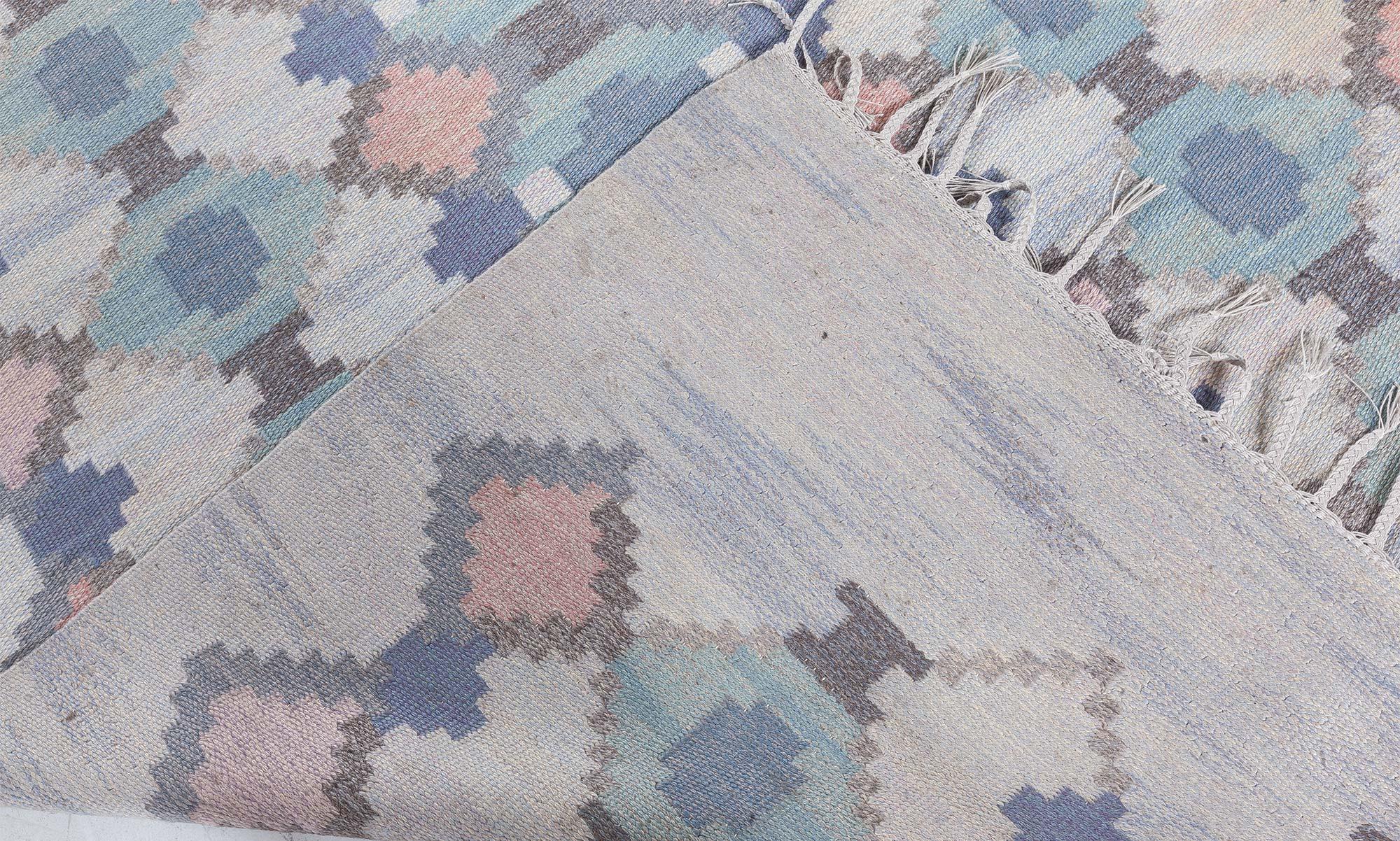Doris Leslie Blau Vintage Schwedisch Flachgewebe von Judith Johansson im Angebot 1