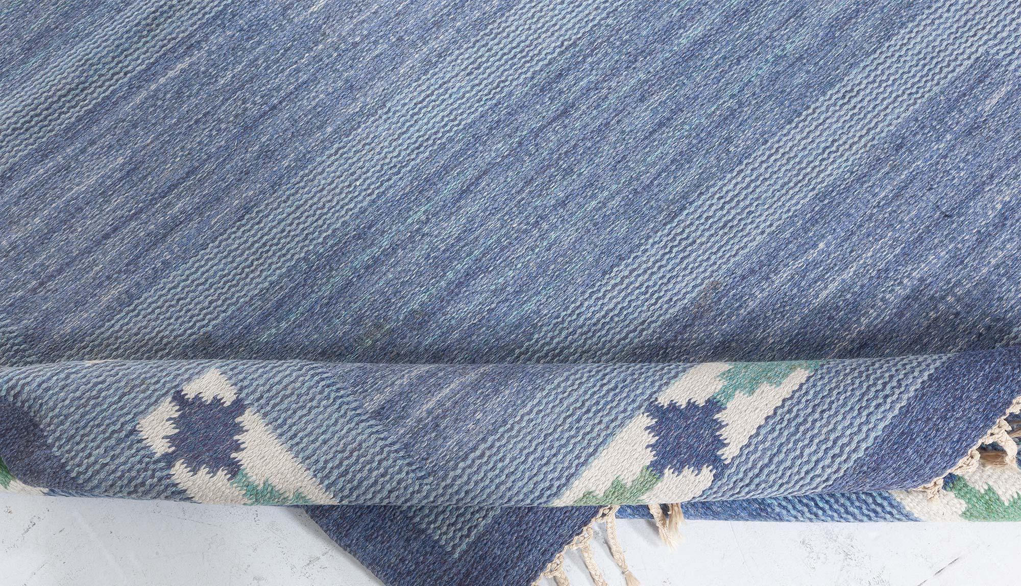 Doris Leslie Blau Vintage Swedish Flat Woven by Ulla Parkdal In Good Condition For Sale In New York, NY