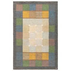 Doris Leslie Blau Vintage Swedish Flat Woven by Ulla Parkdal