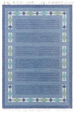 Doris Leslie Blau Vintage Swedish Flat Woven by Ulla Parkdal