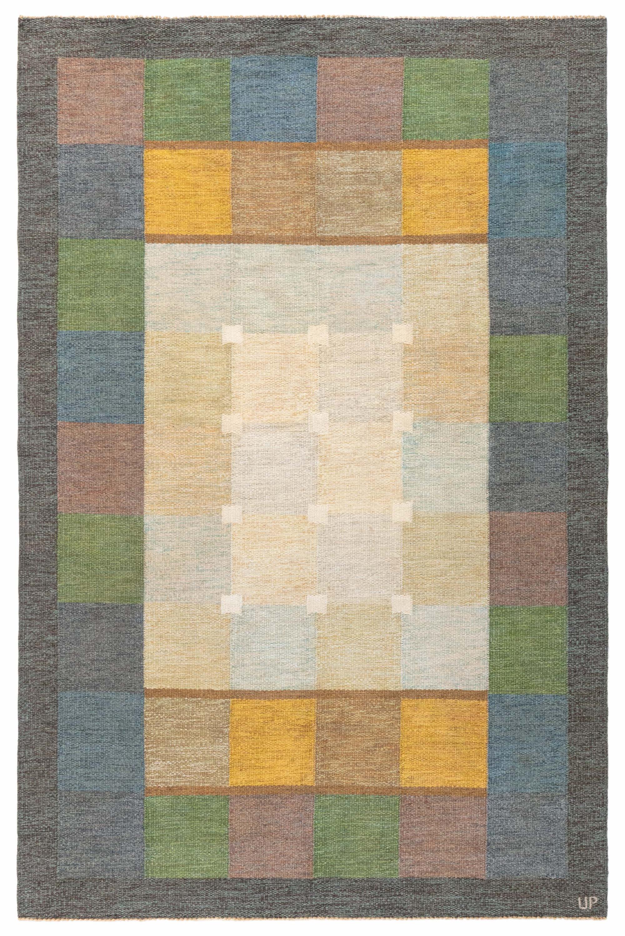 Doris Leslie Blau, piatto svedese vintage intrecciato da Ulla Parkdal