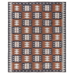 Doris Leslie Blau Vintage Swedish Flat Woven Rug by Berit Koenig Doris Leslie Blau Vintage Swedish Flat Woven Rug by Berit Koenig