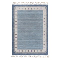 Doris Leslie Blau Vintage Swedish Flat Woven Rug by Ingegerd Silow