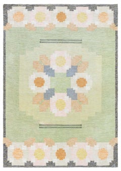 Tappeto Doris Leslie Blau Vintage Swedish Flat Woven di Ingegerd Silow