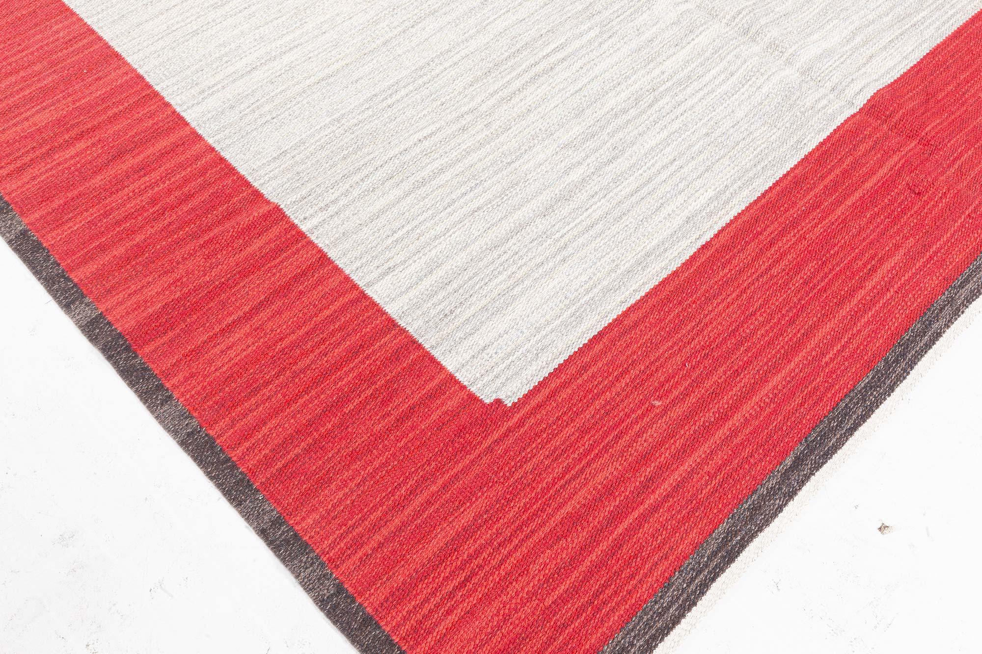 Alfombra sueca vintage de tejido plano de Ingrid Dessau
Tamaño: 213 × 330 cm (7'0