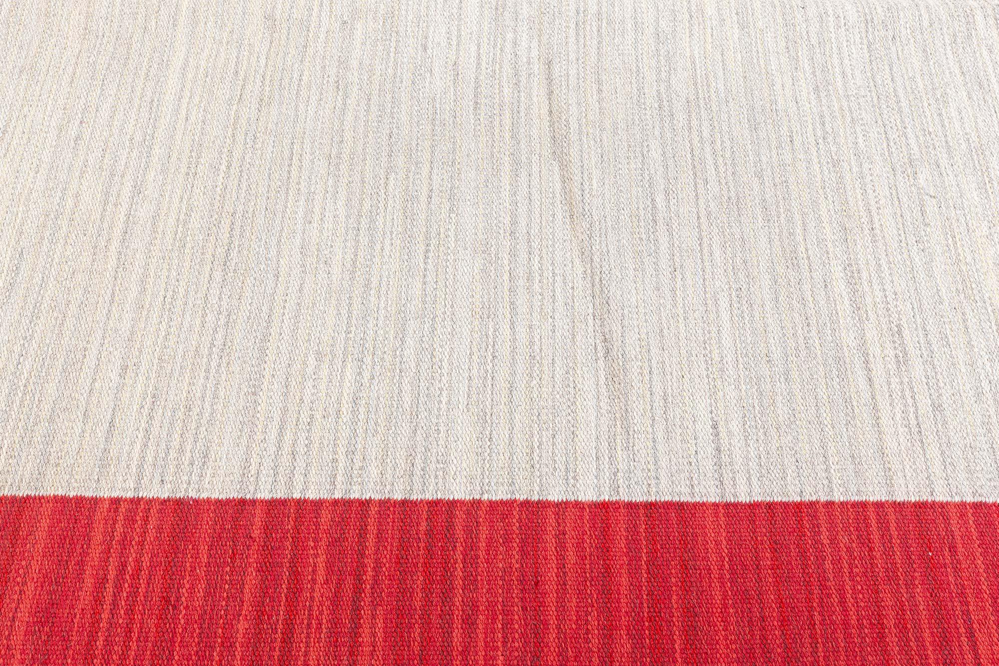 Doris Leslie Blau Alfombra sueca vintage de tejido plano by Ingrid Dessau Escandinavo en venta