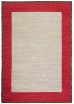 Doris Leslie Blau Vintage Swedish Flat Woven Rug by Ingrid Dessau