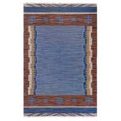 Tappeto Doris Leslie Blau Vintage Swedish Flat Woven di Johanna Bruns Vavskola