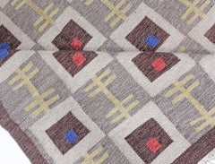 Doris Leslie Blau Vintage Swedish Flat Woven Rug