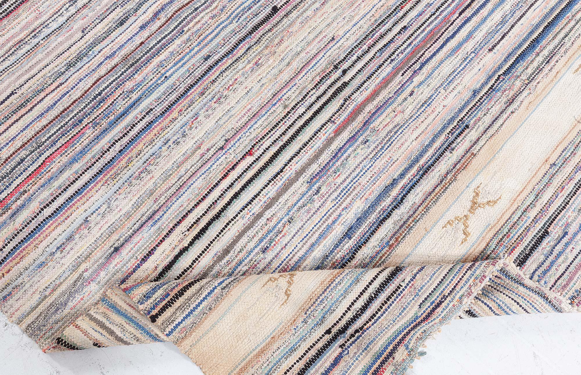 Tissé à la main Tapis suédois tissé plat vintage Doris Leslie Blau en vente
