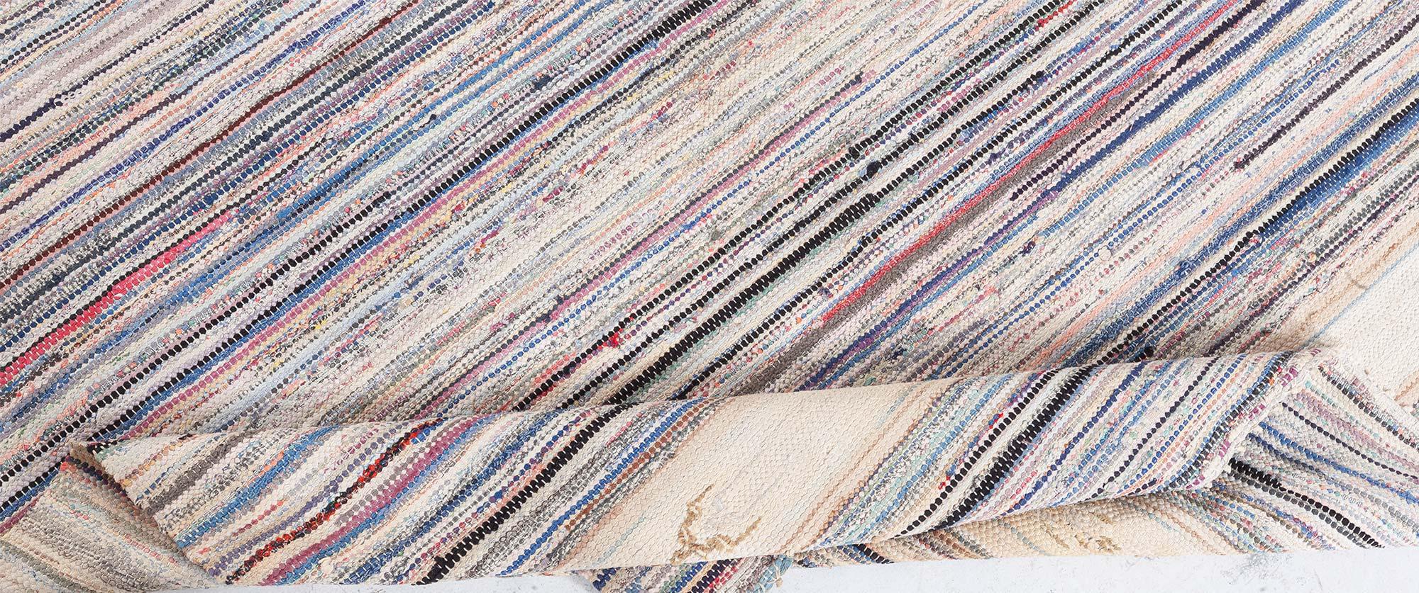 Tapis suédois tissé plat vintage Doris Leslie Blau Bon état - En vente à New York, NY