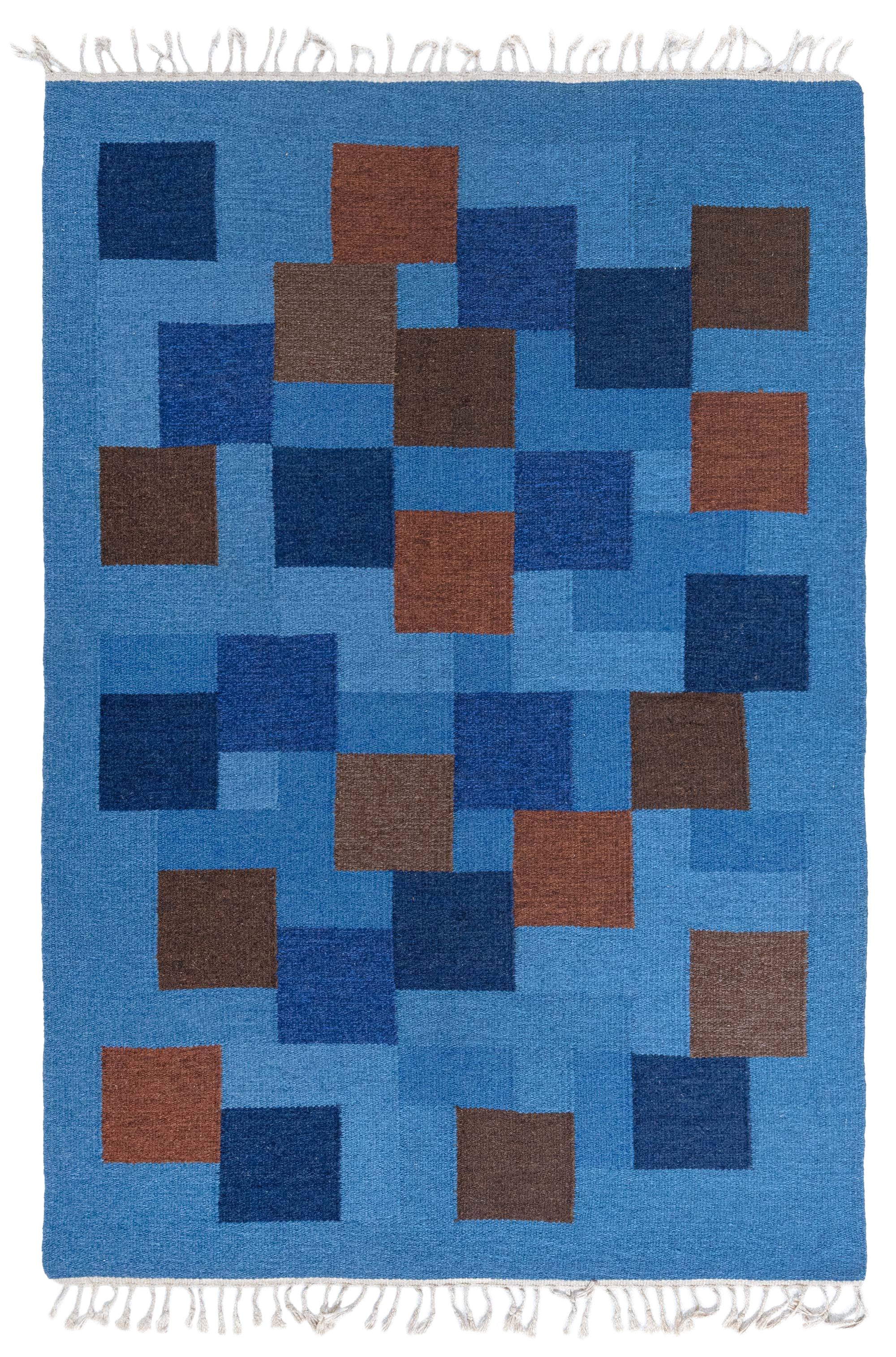 Doris Leslie Blau Vintage Swedish Flat Woven Rug