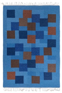 Doris Leslie Blau Vintage Swedish Flat Woven Rug