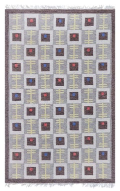 Doris Leslie Blau Vintage Swedish Flat Woven Rug