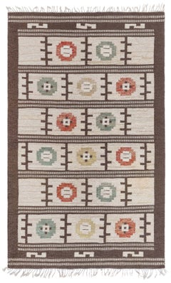 Doris Leslie Blau Vintage Swedish Flat Woven Rug