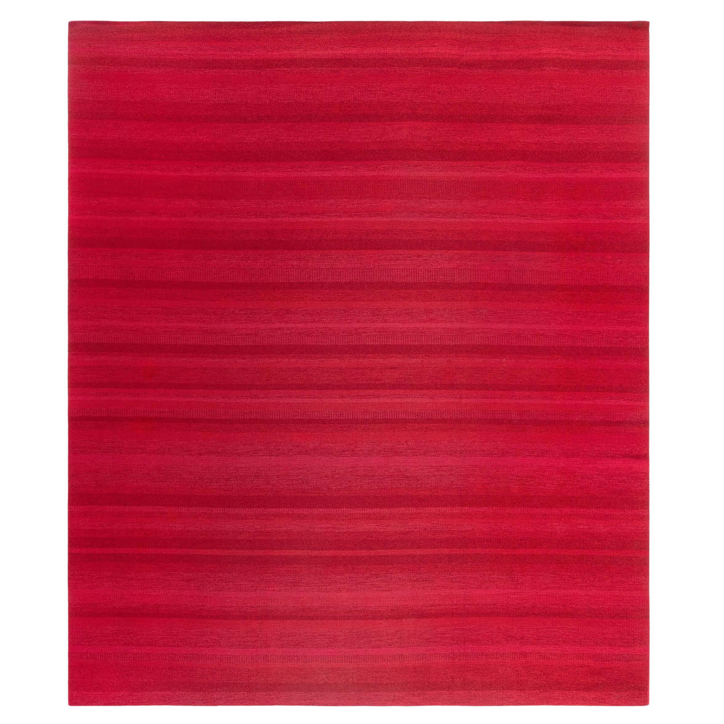 Doris Leslie Blau Vintage Swedish Flat Woven Rug For Sale