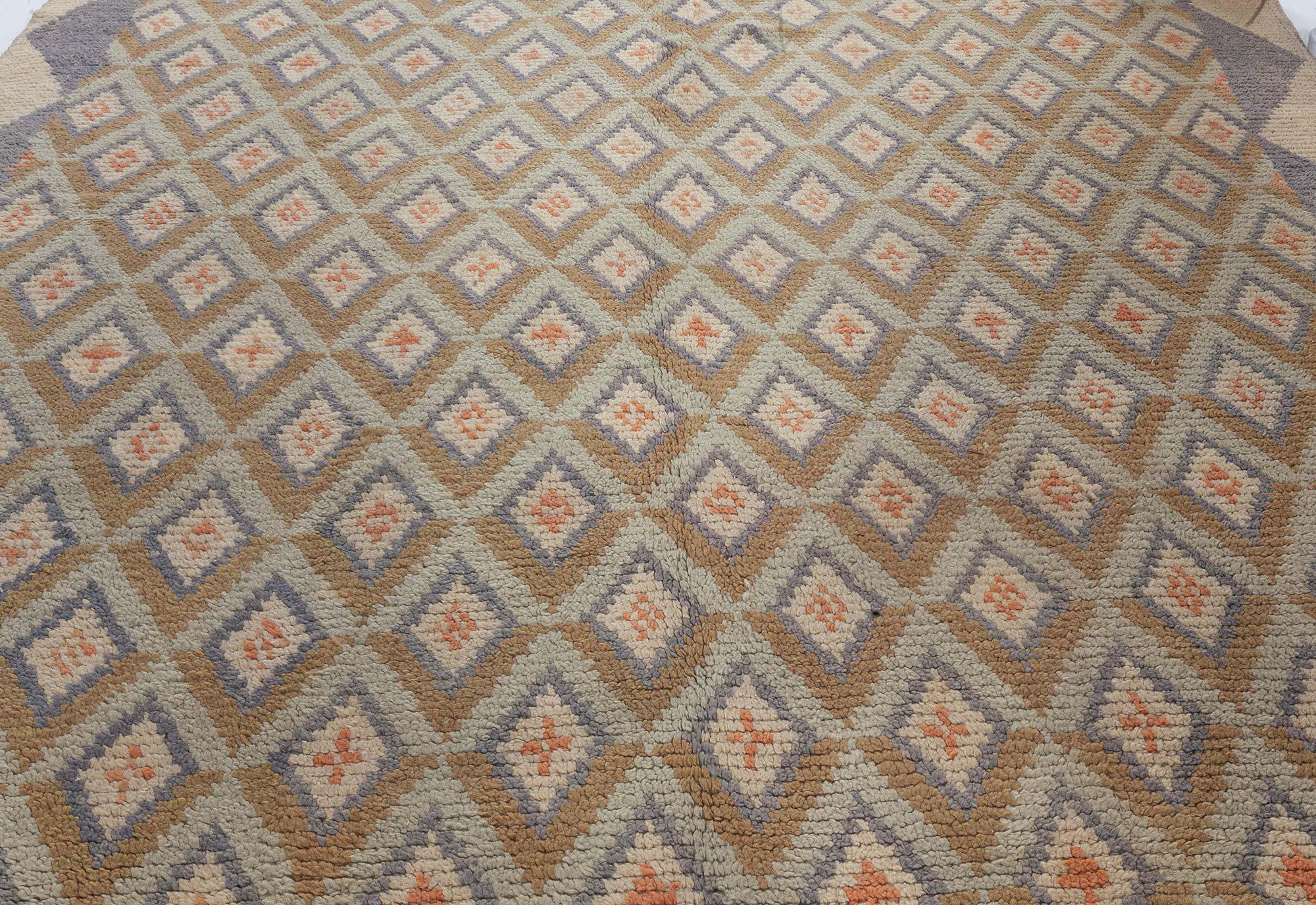 Tappeto vintage con vello svedese
Dimensioni: 6'3