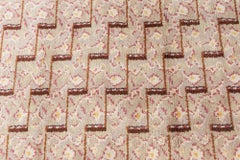 Doris Leslie Blau Vintage Schwedischer Florteppich