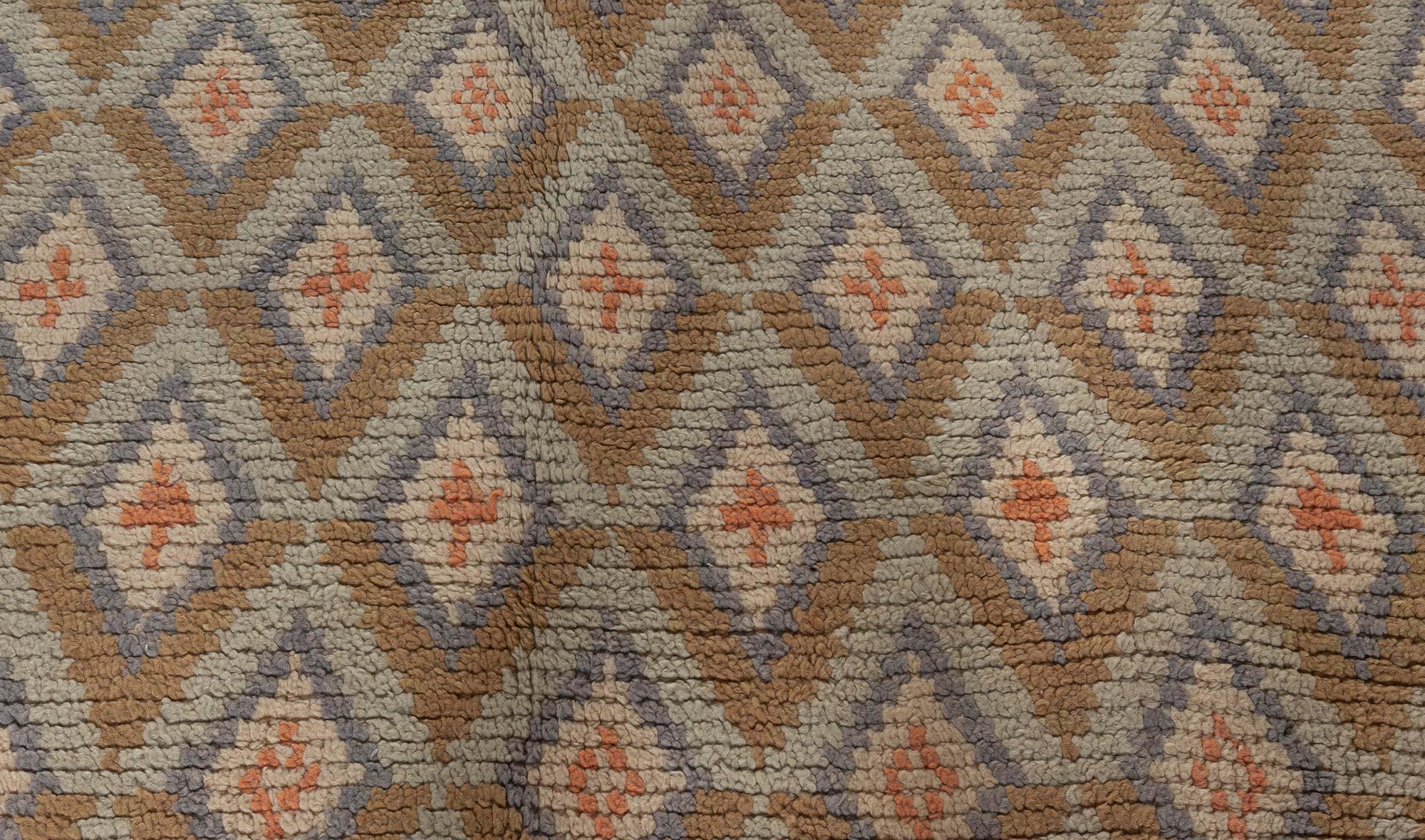 Mid-Century moderno Tappeto Doris Leslie Blau con vello svedese vintage in vendita
