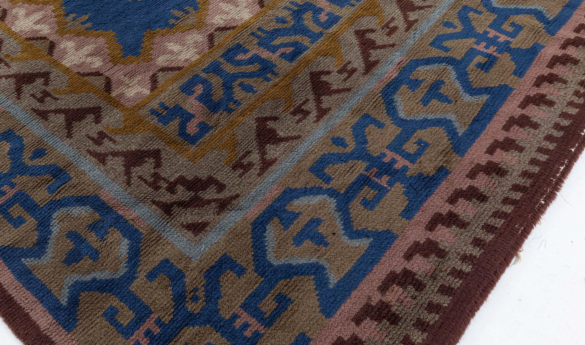Mid-Century Modern Tapis suédois vintage à poils Doris Leslie Blau en vente