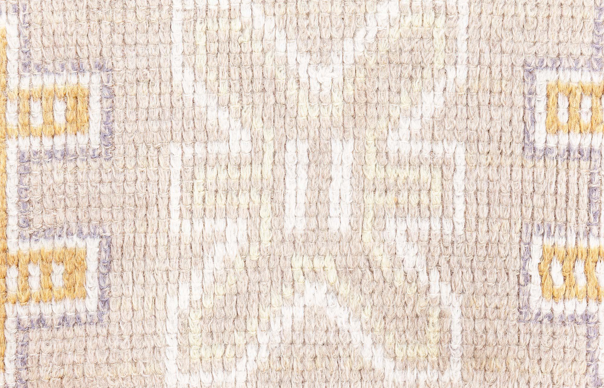 Mid-Century Modern Doris Leslie Blau Vintage Swedish Pile Rug For Sale