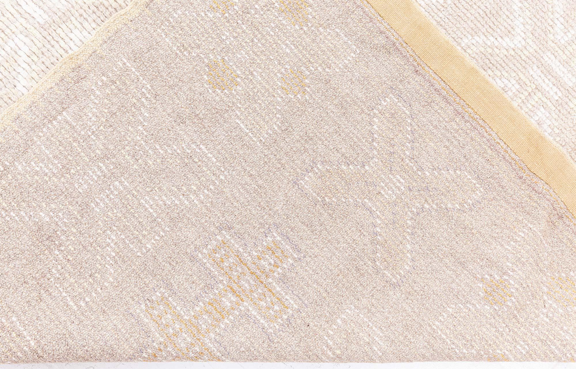 Wool Doris Leslie Blau Vintage Swedish Pile Rug For Sale