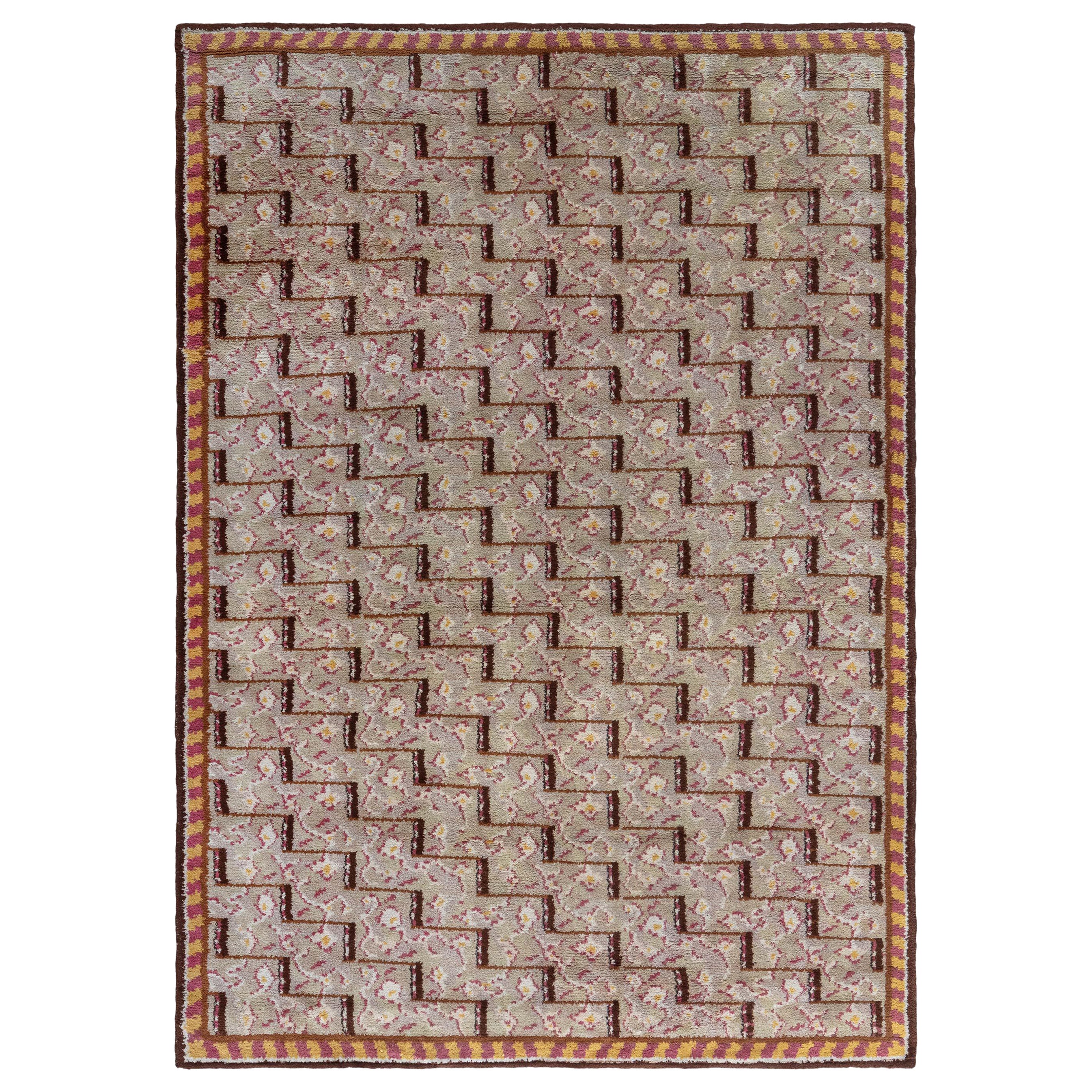 Tappeto Doris Leslie Blau con vello svedese vintage