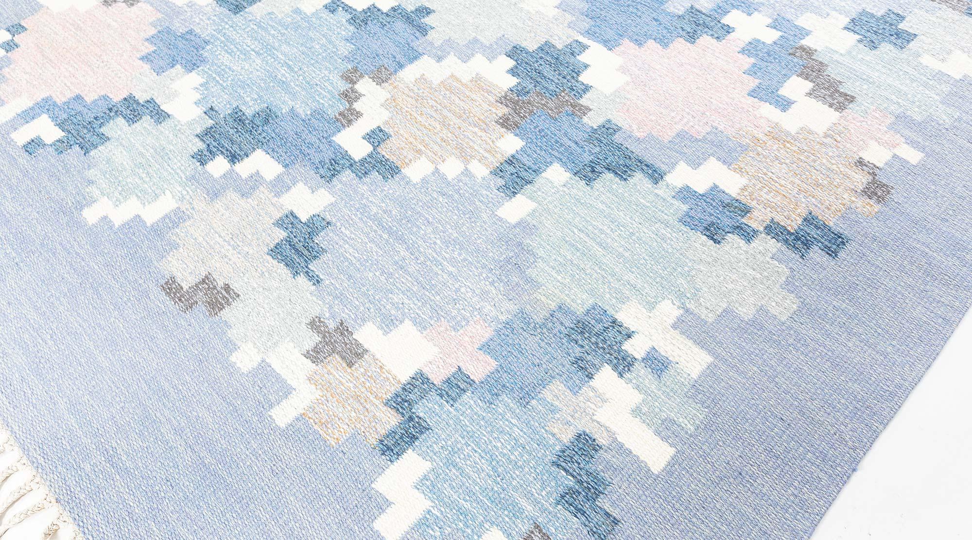 Vintage Swedish Rolakan area rug by Ingegerd Silow
Size: 4'3