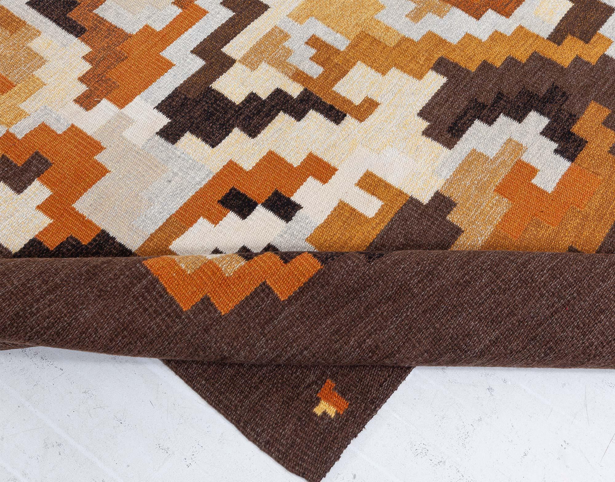 Doris Leslie Blau Vintage Swedish Rug by Erik Lundberg (Vavangarden Eringsboda) In Good Condition For Sale In New York, NY
