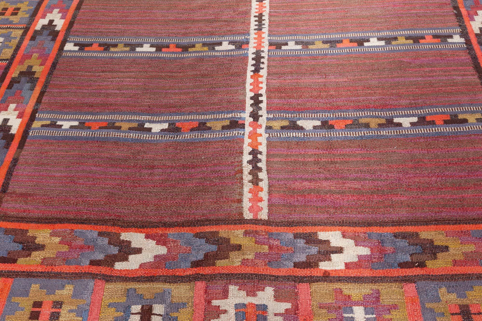 Mid-Century Modern Doris Leslie Blau Vintage Swedish Rug by Marta Mass Fjetterstrom For Sale